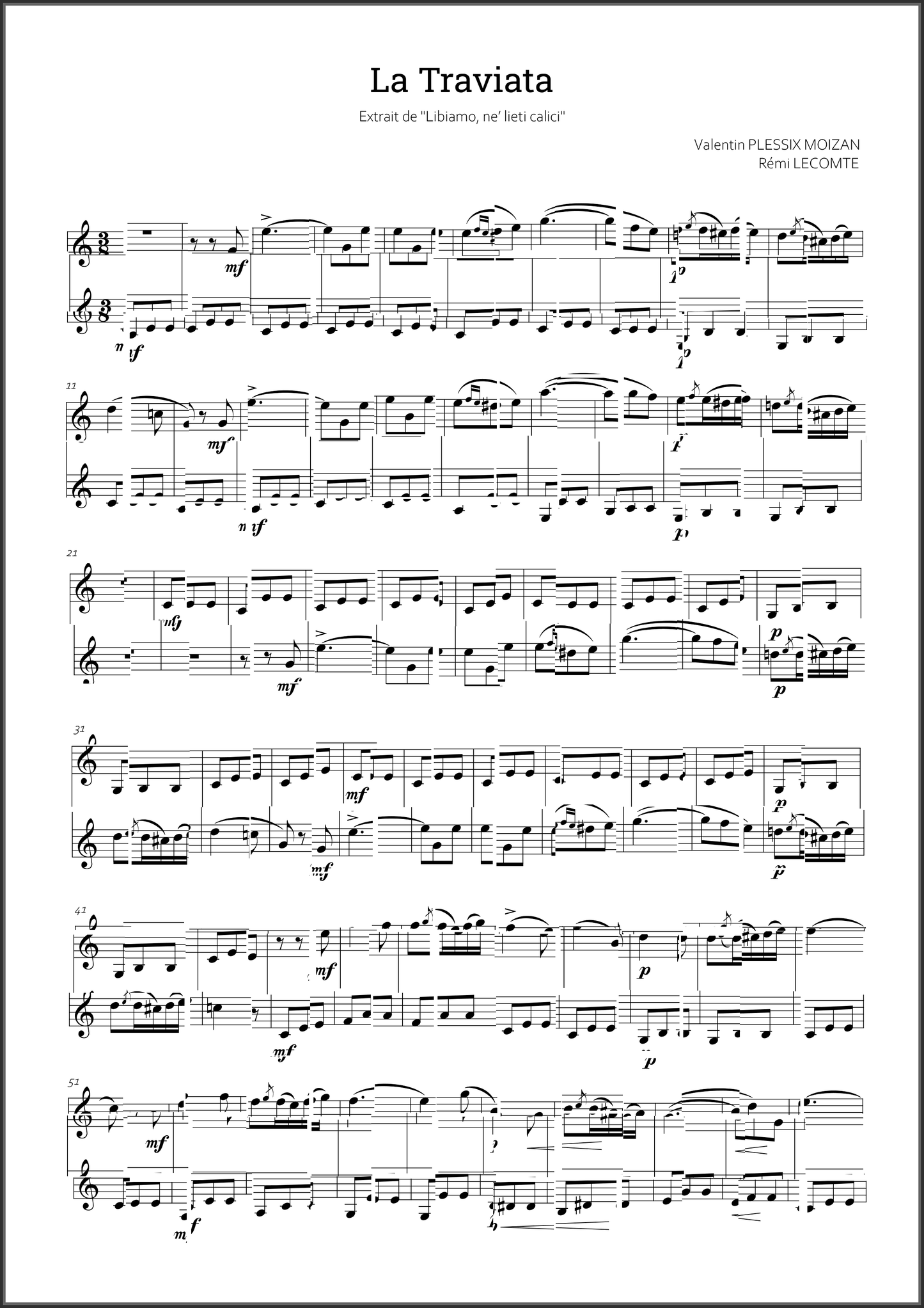 12 opera duets by To Brass