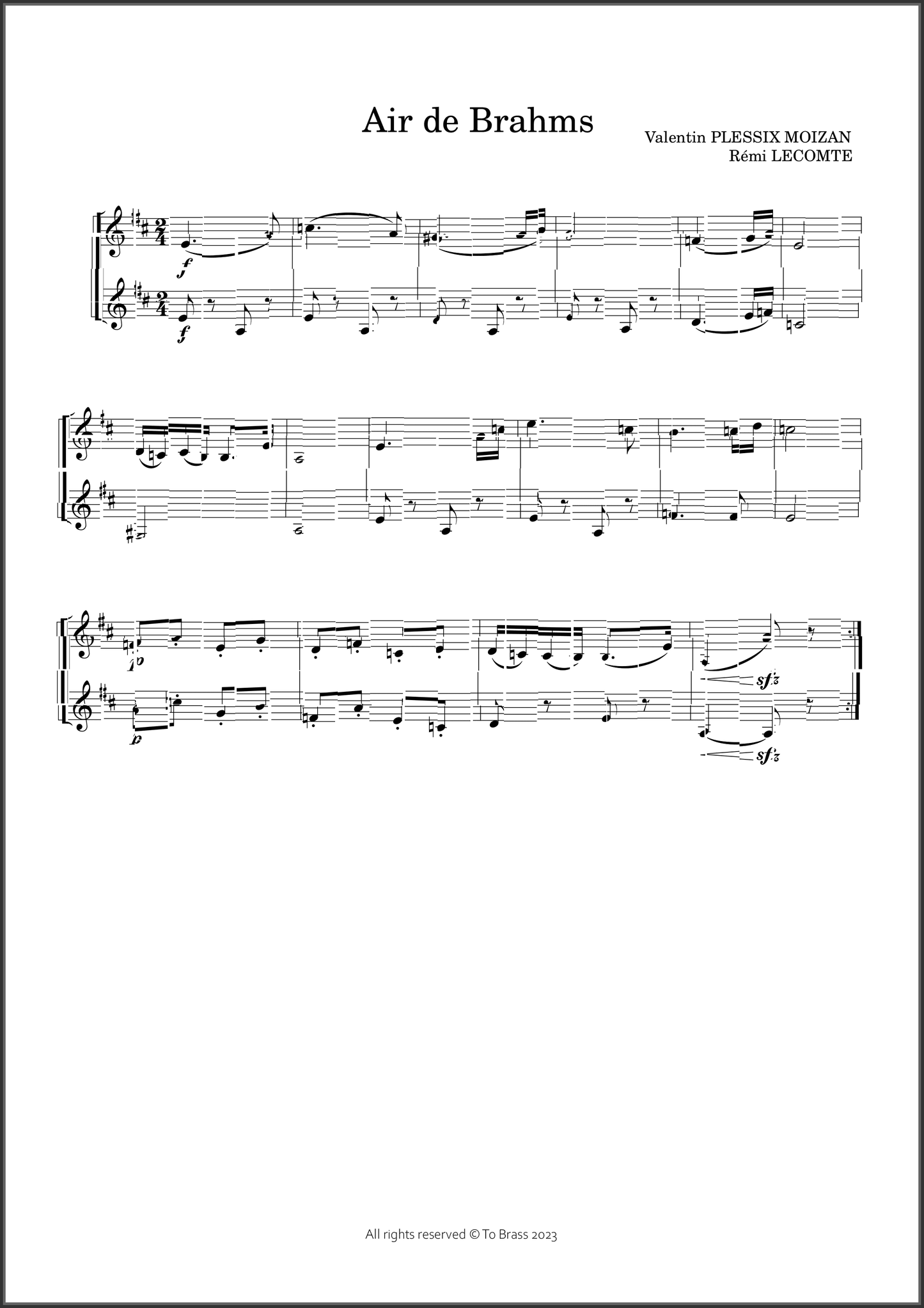12 duets by To Brass