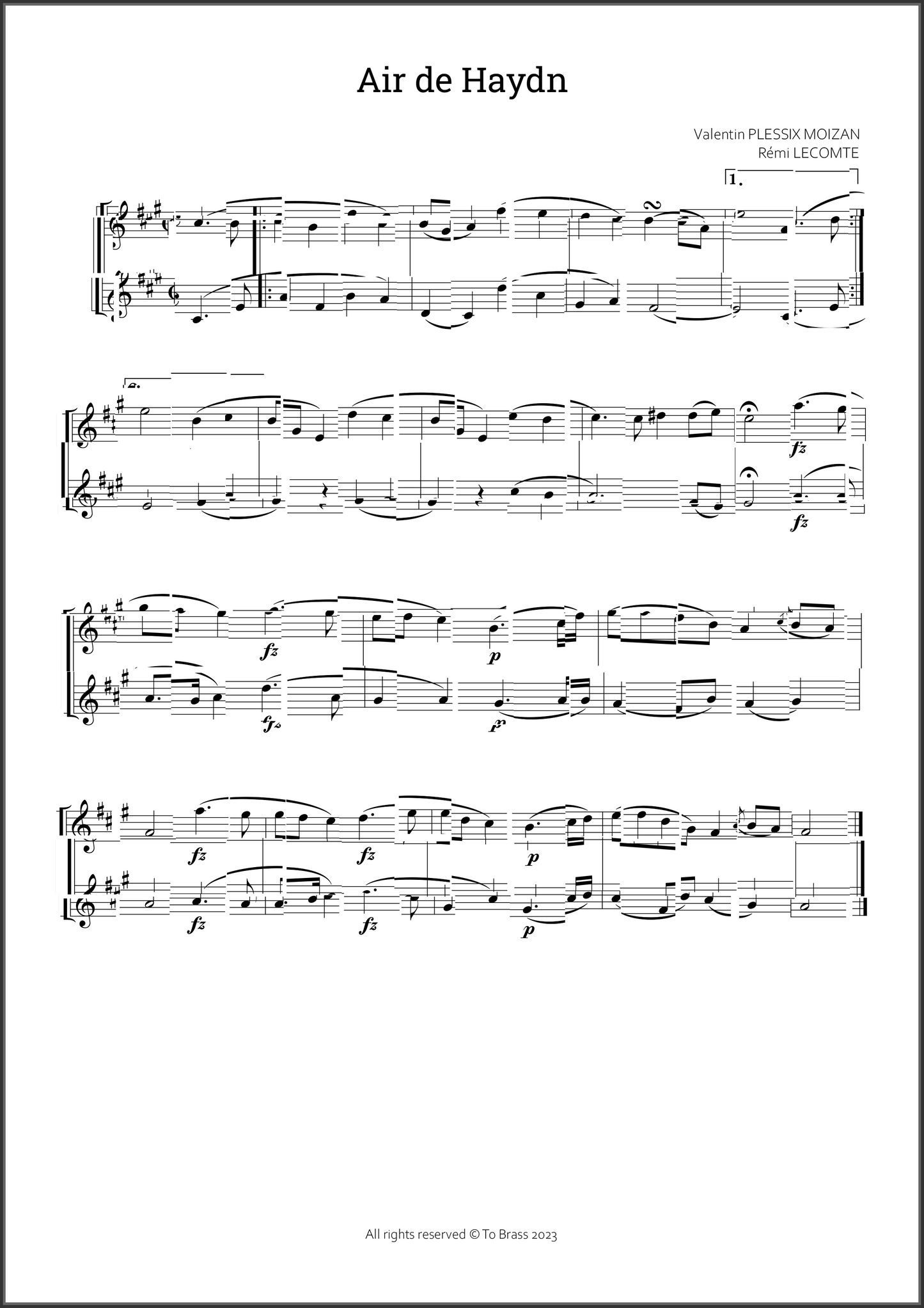 12 duets by To Brass 2
