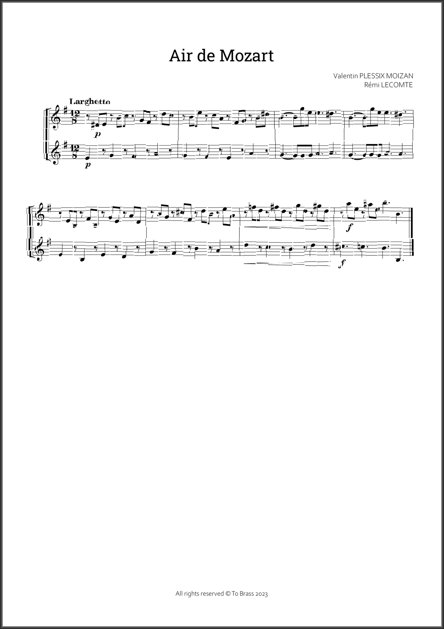12 duets by To Brass