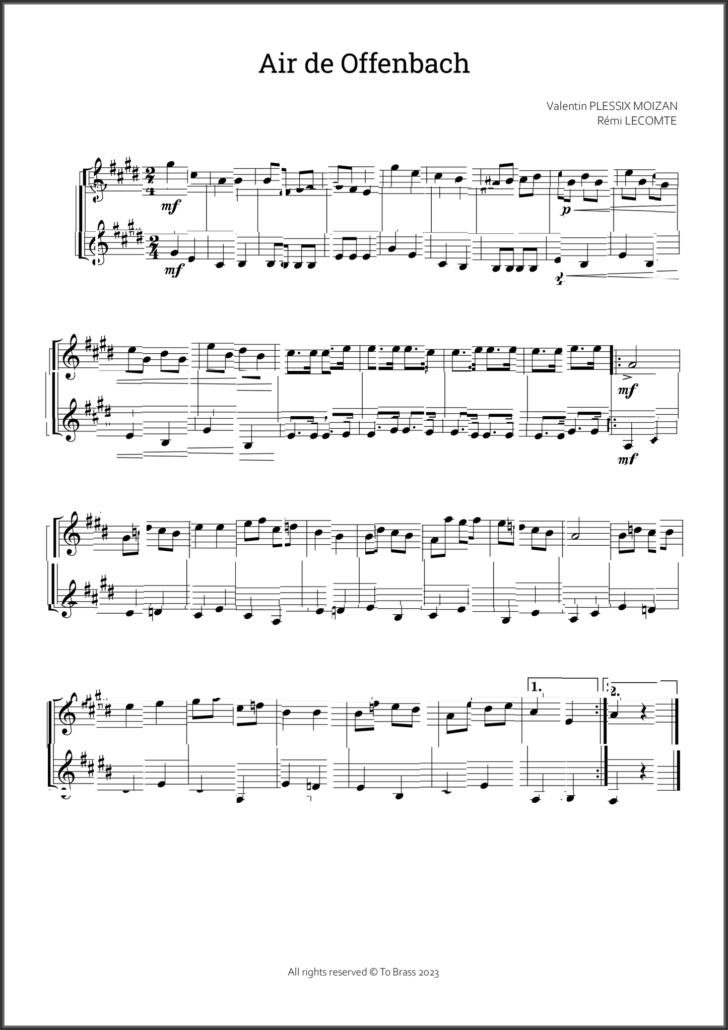 12 duets by To Brass 2