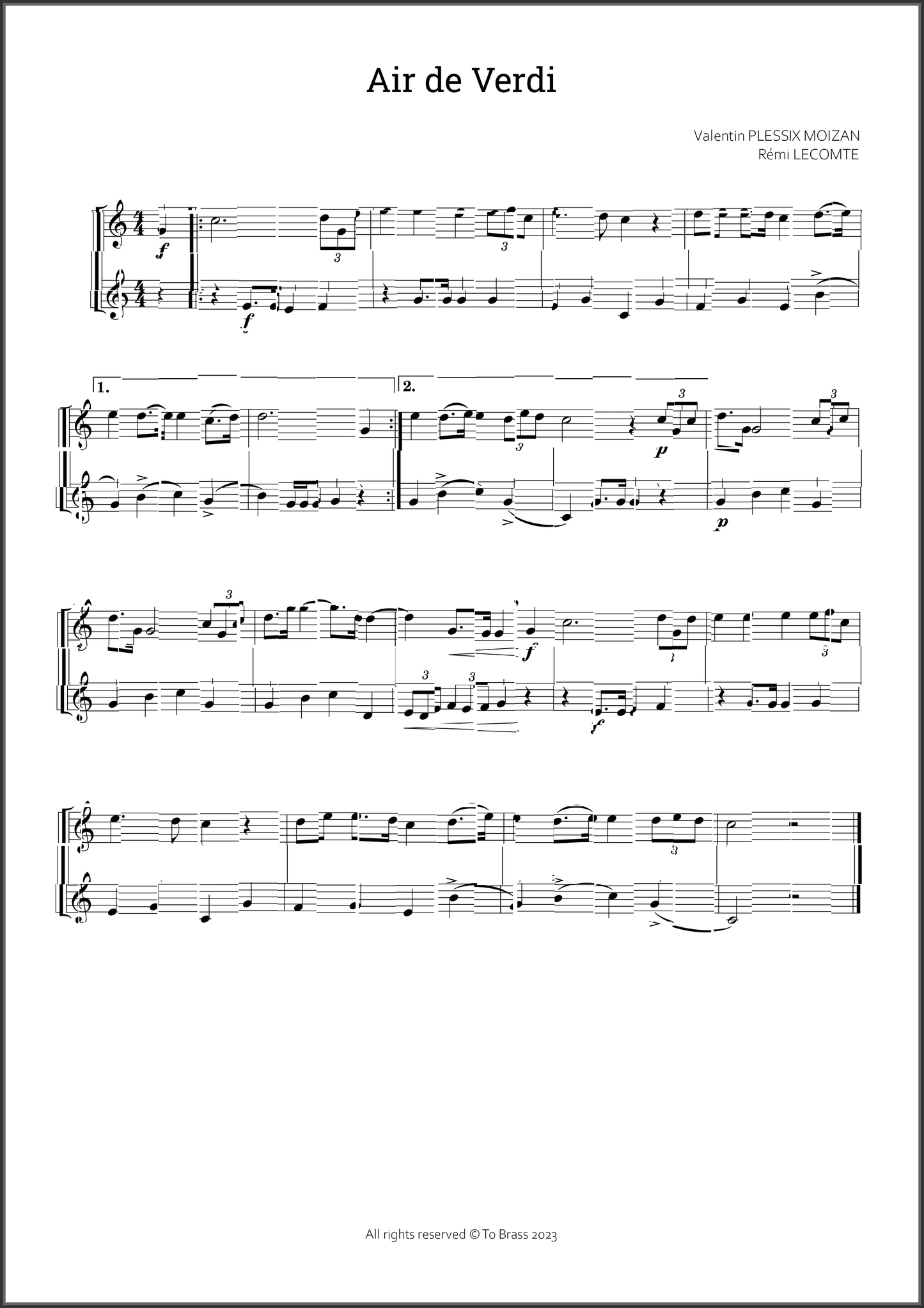 12 duets by To Brass