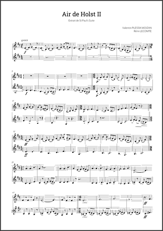Air de Holst II