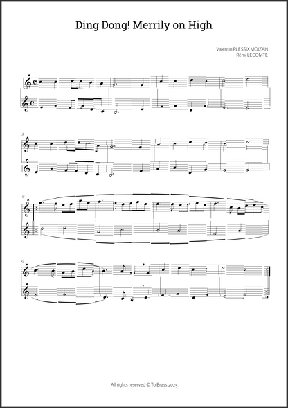 12 Christmas duets 2 by To Brass