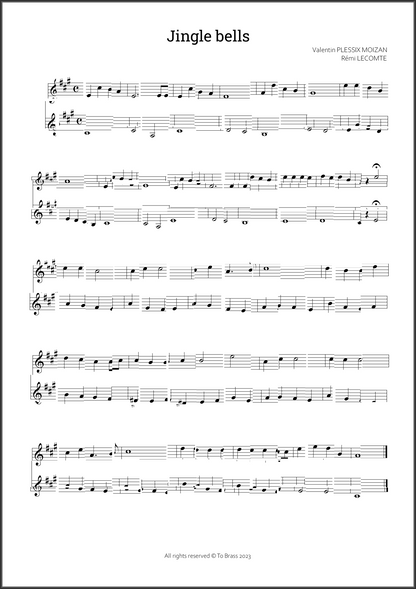 12 Christmas duets by To Brass
