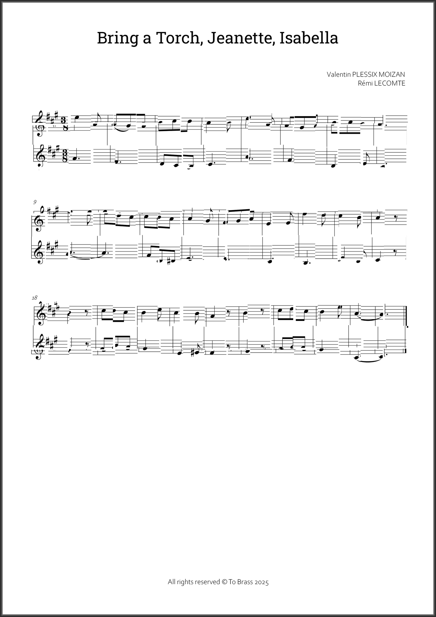 12 Christmas duets 2 by To Brass