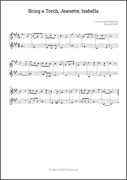 12 Christmas duets 2 by To Brass