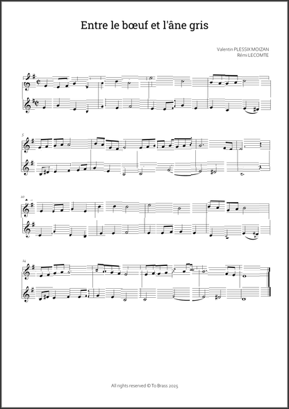 12 Christmas duets 2 by To Brass