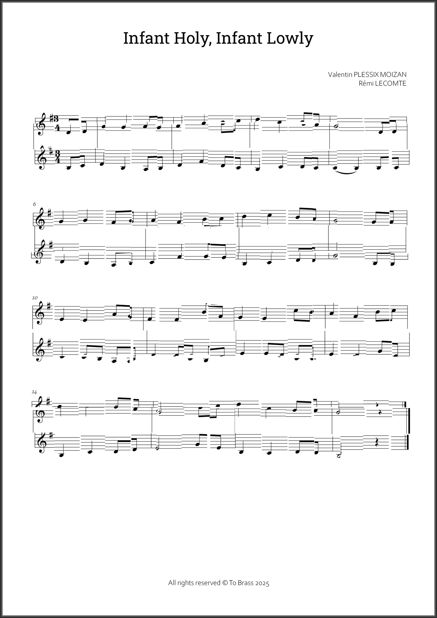 12 Christmas duets 2 by To Brass