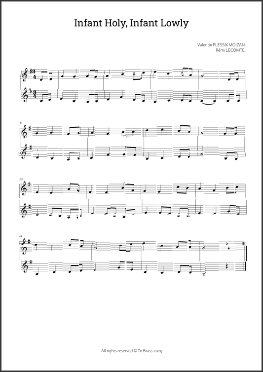 Infant Holy, Infant Lowly