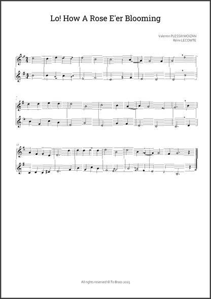 12 Christmas duets 2 by To Brass