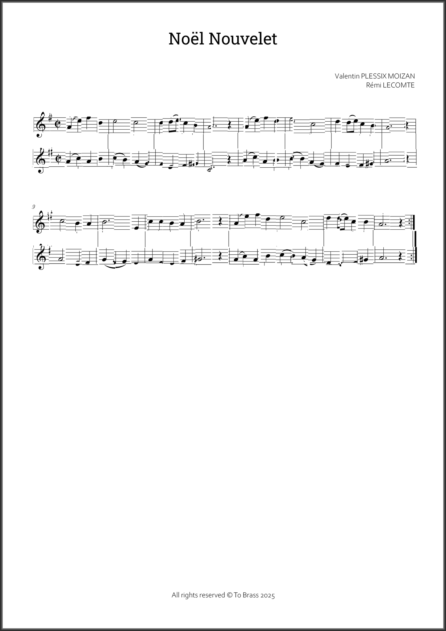 12 Christmas duets 2 by To Brass