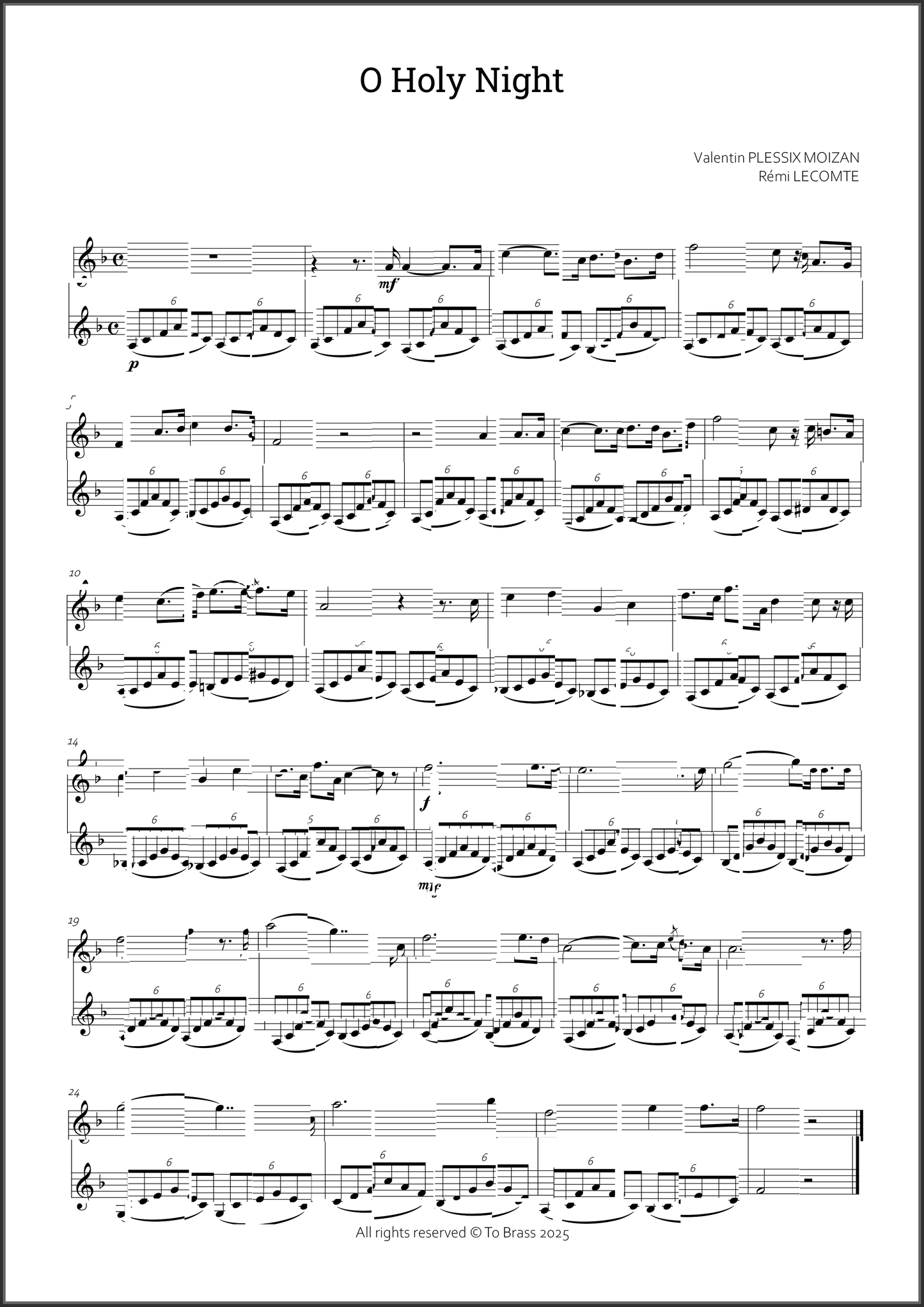 12 Christmas duets 2 by To Brass