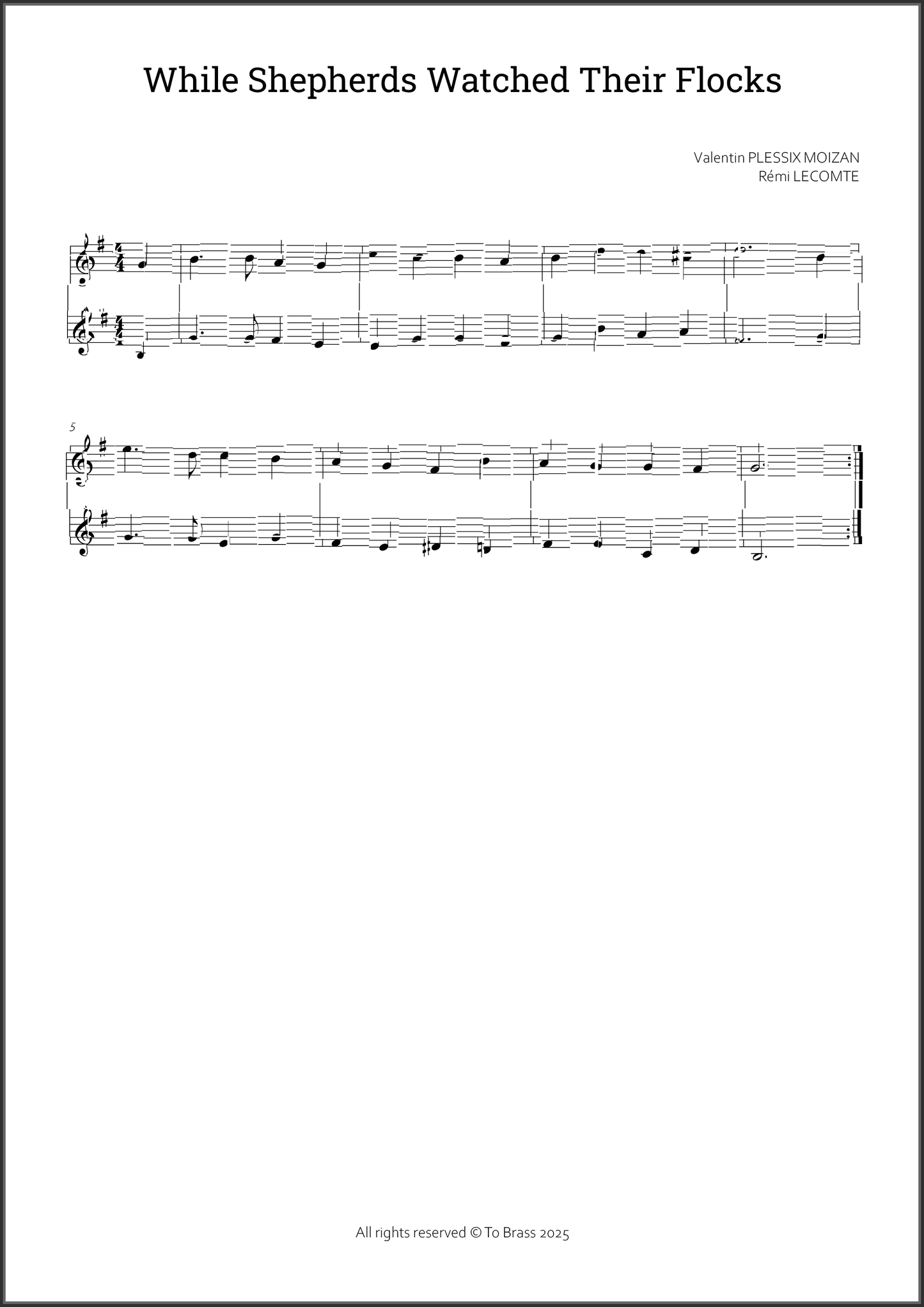 12 Christmas duets 2 by To Brass